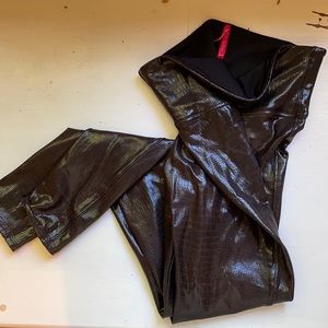 Spank Faux Leather leggings